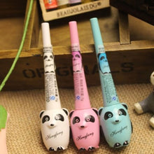 Cute Panda Waterproof Makeup Cosmetic Black Liquid Smooth Eye Liner Eyeliner Pen Whole J4U66