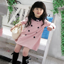 Cute Toddler Baby Girls Kids Dress Top Long Sleeve 2-7 Year Party One Piece Dresses J4U66