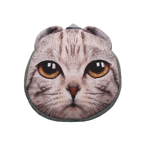 cute unisex kids backpack boy girl schoolbag cat 3d animal print cartoon children preschool kindergarten unisex backbag J4U66