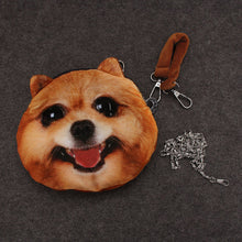 cute women crossbody bag animal cat dog head print handbag zipper mini shoulder bag bolsos women totes bag J4U66