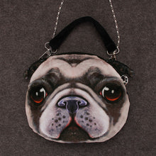 cute women crossbody bag animal cat dog head print handbag zipper mini shoulder bag bolsos women totes bag J4U66