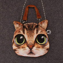 cute women crossbody bag animal cat dog head print handbag zipper mini shoulder bag bolsos women totes bag J4U66