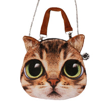 cute women crossbody bag animal cat dog head print handbag zipper mini shoulder bag bolsos women totes bag J4U66