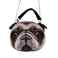 cute women crossbody bag animal cat dog head print handbag zipper mini shoulder bag bolsos women totes bag J4U66