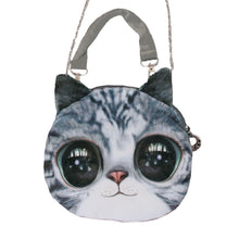 cute women crossbody bag animal cat dog head print handbag zipper mini shoulder bag bolsos women totes bag J4U66