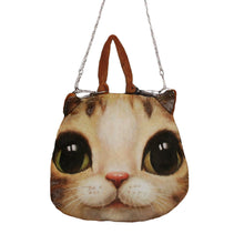 cute women crossbody bag animal cat dog head print handbag zipper mini shoulder bag bolsos women totes bag J4U66