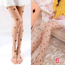 Cute Sexy Transparent Silk Stocking Tattoo Pantyhose Woman Leggings J4U66