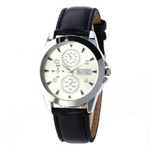 Chronograph 6 Hands 24 Hours Function Men Sport Watch Lether Luxury Watch Men Top Brand Military Watch Relogio Masculino J4U66