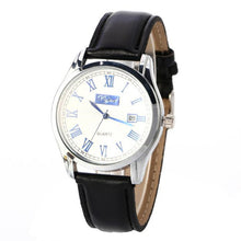Fashion Stainless Steel LeatherDate Clock Men's Military Sport Analog Quartz Wrist Watch Calendar Relogio Masculino J4U66
