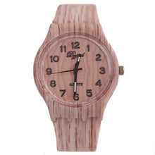 Vintage Women Men's Quartz Watch With Ssilicone Strap Wooden Casual Japanese Movement Watch With Gift J4U66