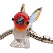 DIY Jewelry Glass Bead Animals Bird Charm Sterling Silver Core For Bracelet Charms Fit Women Bracelets & Bangles J4U66