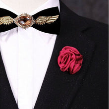 Daisy Handmade Boutonniere Stick Brooch PinWedding Bridegroom Lapel Pin Rose Men's Suits Flower Brooches J4U66
