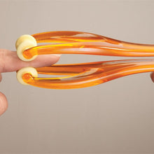 Delicate 2 Rollers Elastic Handle Relax Finger Joints Hand Massager Blood Circulation Massage Tool for Lover Parents J4U66