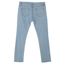 DesignerJeans Womens Denim Hollow Out Strech Blue Black Skinny High Waist Denim Pencil Pants Plus Size J4U66