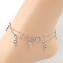 Dolphin Chain Anklet Bracelet Sandal Beach Foot Jewelry For Women Girl J4U66