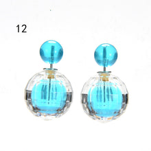 Double Side Ball Earring For Women 12 Colors Brincos Women Stud Earrings Jewelry s J4U66