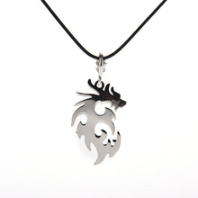 Dragon Shape Necklace Necklaces & Pendants For Men Accessories S Silver Jewelry J4U66