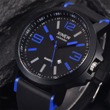 Durable XItop brand mens watches Fashion Men's Stainless Steel Luxury Sport Date Analog Quartz Wrist Watch Relogio Masculino J4U66