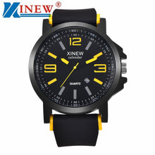 Durable XItop brand mens watches Fashion Men's Stainless Steel Luxury Sport Date Analog Quartz Wrist Watch Relogio Masculino J4U66