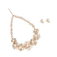 Earrings Necklaces Jewelry Sets Elegant Necklace cherry crystal Earrings Silver Plate Imitation Pearl Beads FO J4U66