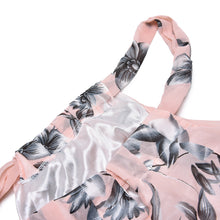 Elegant Casual Boho Party Dresses Style Women Long Dress O Neck Floral Print Chiffon Maxi Dress Vestidos With Belt J4U66