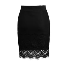 elegant floral lace high waist bodycon skirts womens sexy stretch office pencil skirt women short skirt saia faldas xxl J4U66