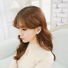 Elegant Simulated Pearl Ear Cuff Piercing Clip Fine Jewelry For Women Ear Cuff Wrap Earrings  J4U66