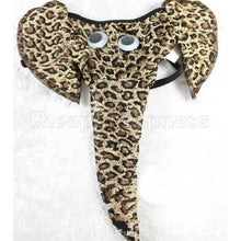Elephant Thong Men G-String Thong Novelty Sexy Leopard/Black/Red Penis Pouch Underwear J4U66
