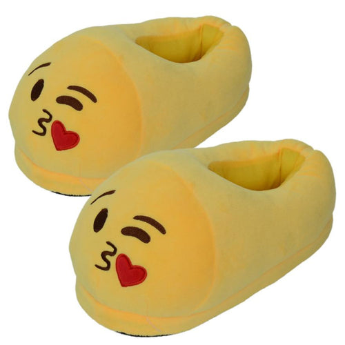 Emoji Slippers Cartoon Sweet Warm Plush Slipper Expression Men Women Slippers //House Shoes 15 Styles  J4U66
