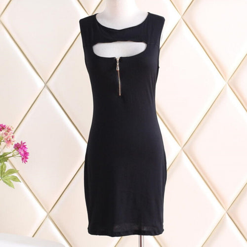 european style women bandage bodycon slim sleeveless evening party pencil push up red zipper dresses J4U66