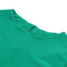 european women jumpsuit wide leg zipper back round neck long sleeves tops shorts playsuit clubwear rompers green J4U66