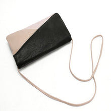 European and American Women Handbag Fashion Patchwork Lady Clutches Panelled PU Leather Solid Shoulder Bags Envelope J4U66