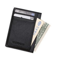 Slim Credit Card Mini Wallet Mens Leather ID Case Purse Bag Pouch Money Clip For Gift  J4U66