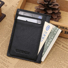 Slim Credit Card Mini Wallet Mens Leather ID Case Purse Bag Pouch Money Clip For Gift  J4U66