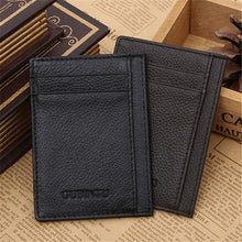 Slim Credit Card Mini Wallet Mens Leather ID Case Purse Bag Pouch Money Clip For Gift  J4U66