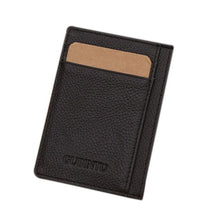 Slim Credit Card Mini Wallet Mens Leather ID Case Purse Bag Pouch Money Clip For Gift  J4U66