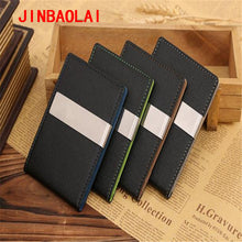 Brand Fashion Mens Leather Magic Credit Card ID Holder Money Clip Wallet Wallet Purses Pockets J4U66