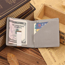 Brand Fashion Mens Leather Magic Credit Card ID Holder Money Clip Wallet Wallet Purses Pockets J4U66