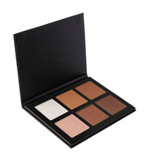 FEIYISUOSHI 6 Colors Contour Palette Powder Professional Face Concealer Primer Bronzer & Highlighter Contouring Makeup Base Tool J4U66