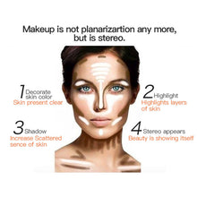 FEIYISUOSHI 6 Colors Contour Palette Powder Professional Face Concealer Primer Bronzer & Highlighter Contouring Makeup Base Tool J4U66