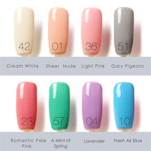 Bling Nail Polish Set Soak-Off Long Lasting Nail Gel Color Palette For Girls Candy Color Nail Beauty Art Polish Kit J4U66