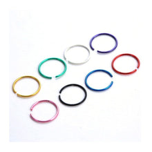 Fake Piercing Bijoux Medical Nostril Titanium Nose Hoop Nose Rings Clip On Nose Ring Body Jewelry For Women 40pcs/1Box J4U66
