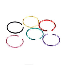 Fake Piercing Bijoux Medical Nostril Titanium Nose Hoop Nose Rings Clip On Nose Ring Body Jewelry For Women 40pcs/1Box J4U66