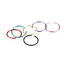 Fake Piercing Bijoux Medical Nostril Titanium Nose Hoop Nose Rings Clip On Nose Ring Body Jewelry For Women 40pcs/1Box J4U66