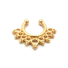 Fake Septum Clicker Non Piercing Hanger Clip On Jewelry Piercing Jewelry s Pierced Round Nose Hoop Nose Rings J4U66