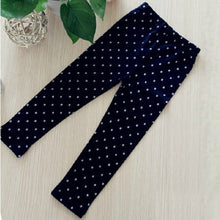 Fall 2-8Y Girls Baby Toddlers Lovely Polka Dot Leggings Kids Cotton Pants Trousers Freshipping J4U66