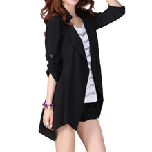 fall women chinese trench coat solid lapel button rolled sleeve womens windbreaker asymmetric casual plus size outerwear J4U66