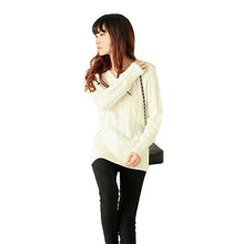 fall women sweaters and pullovers ol knitted sweater solid ribbed v neck long sleeve casual longline jumper sweater mujer J4U66