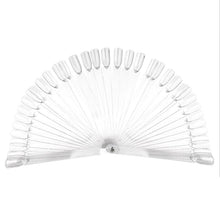 False Display Nail Art Fan Wheel Polish Practice Tip Sticks Nail Art 50pcs Top Good PY7 J4U66