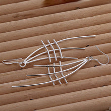 fan shaped earings silver plated jewelry earrings for women silver plated earrings smte177 J4U66